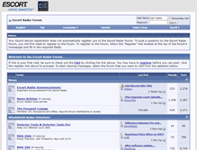 Tablet Screenshot of escortradarforum.com